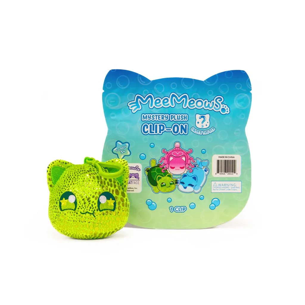 Mystery MeeMeow Plush Clip-ons (Under the Sea)