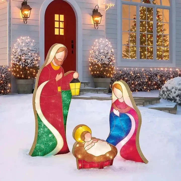 Nativity Scene Lighted Display