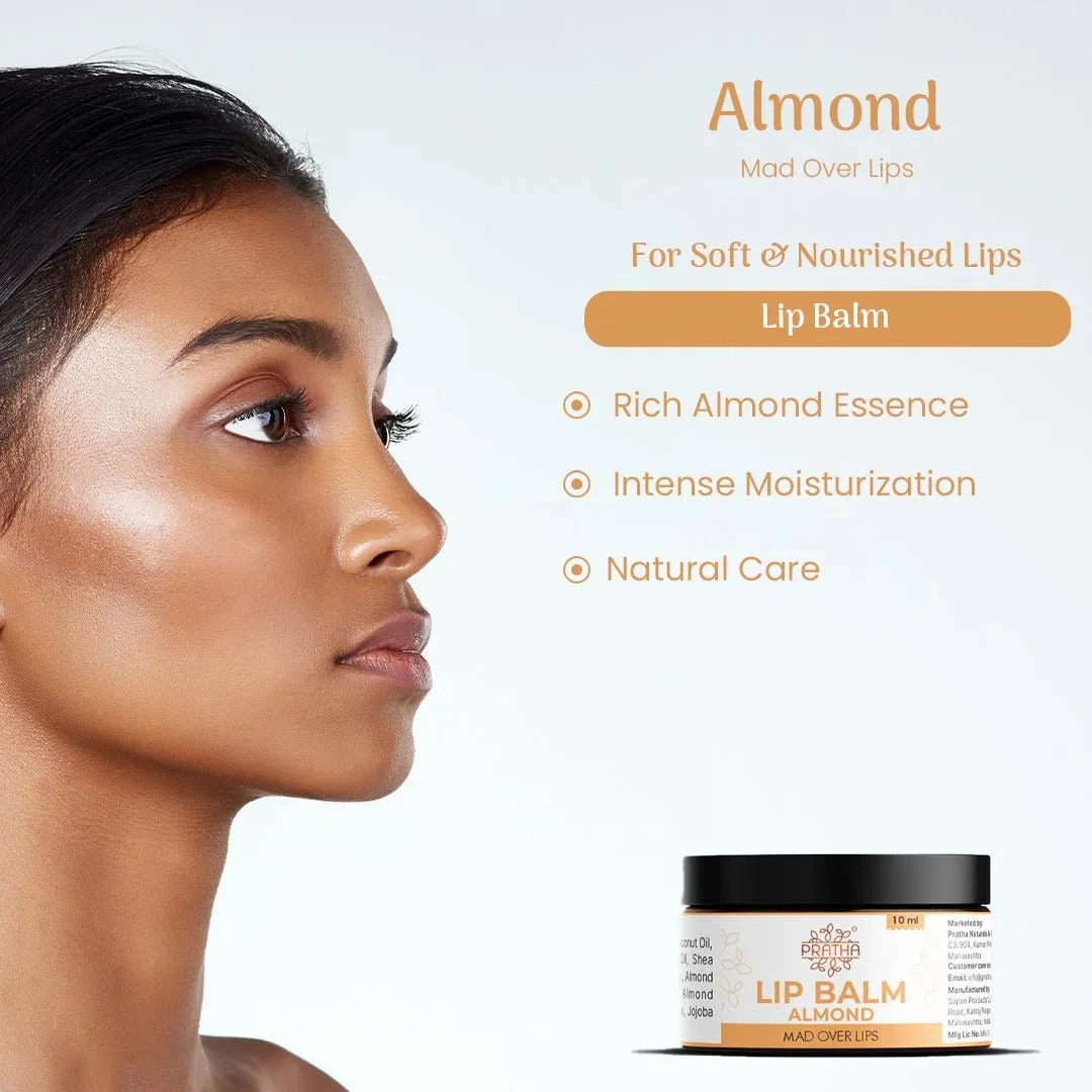 Natural Almond Lip Balm | Moisturizing & Repair