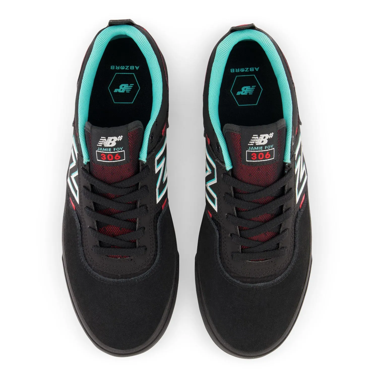 New Balance Numeric Foy 306 Black/Electric Red NM306RNR