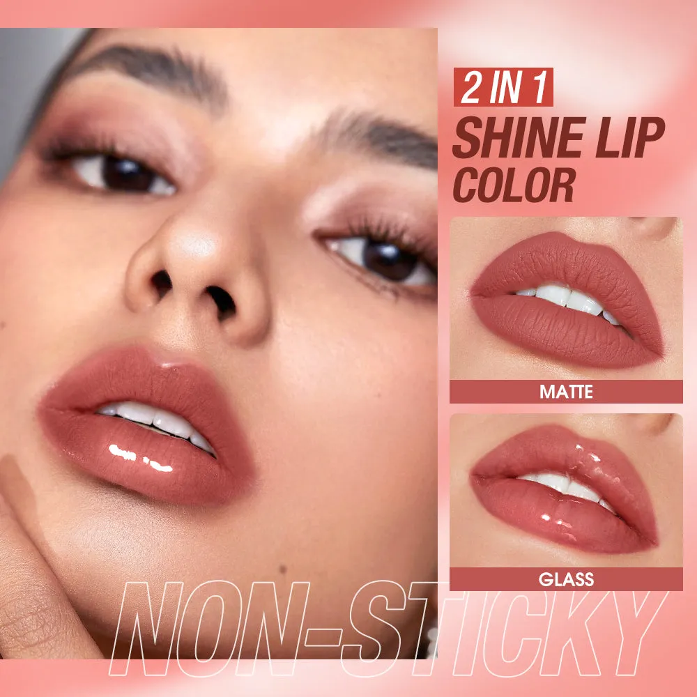 O.TWO.O 2 IN 1 Matte Long Wear Lip Gloss Clear Moisturizing Lip Oil Wholesale Supplier