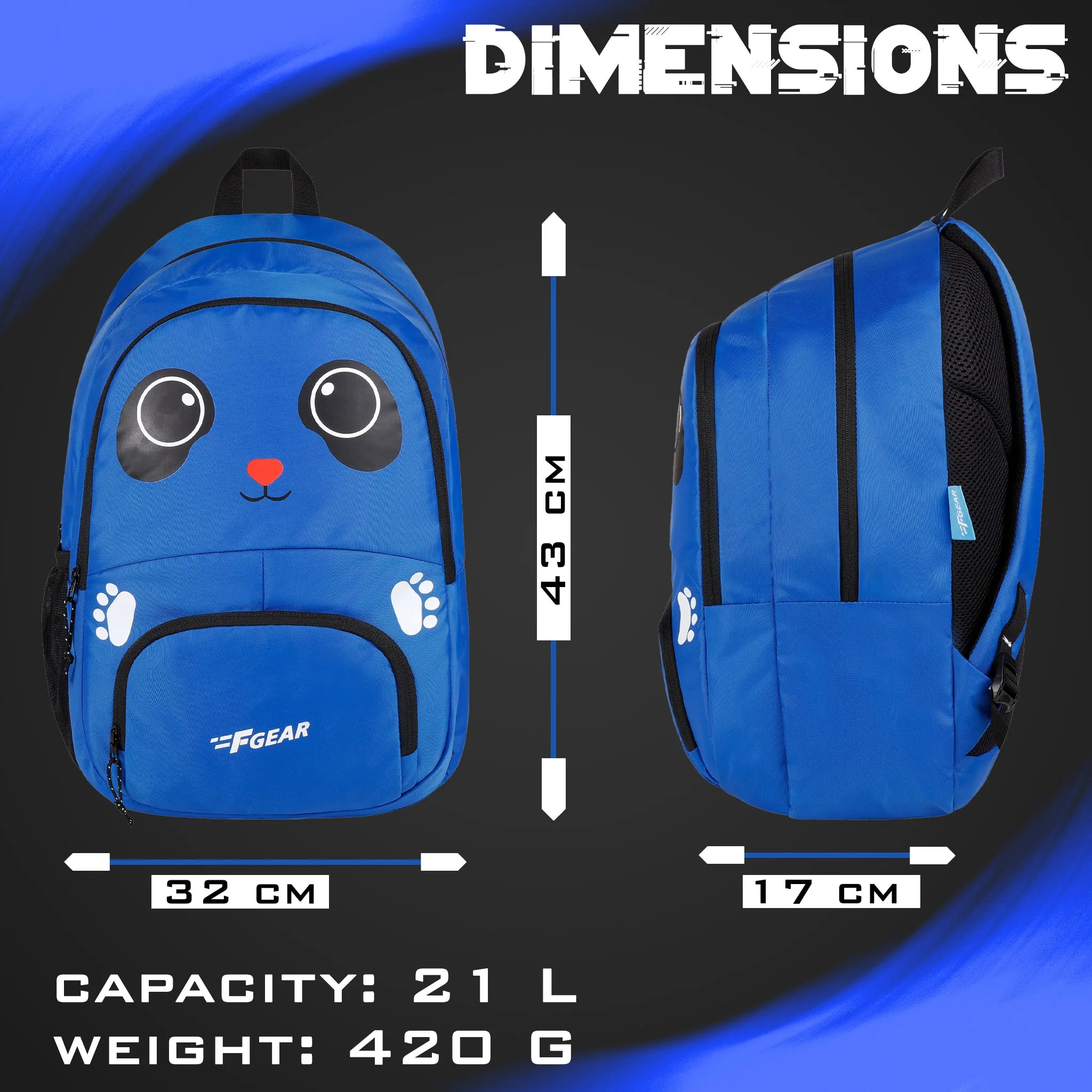Paw 21L Royal Blue Backpack
