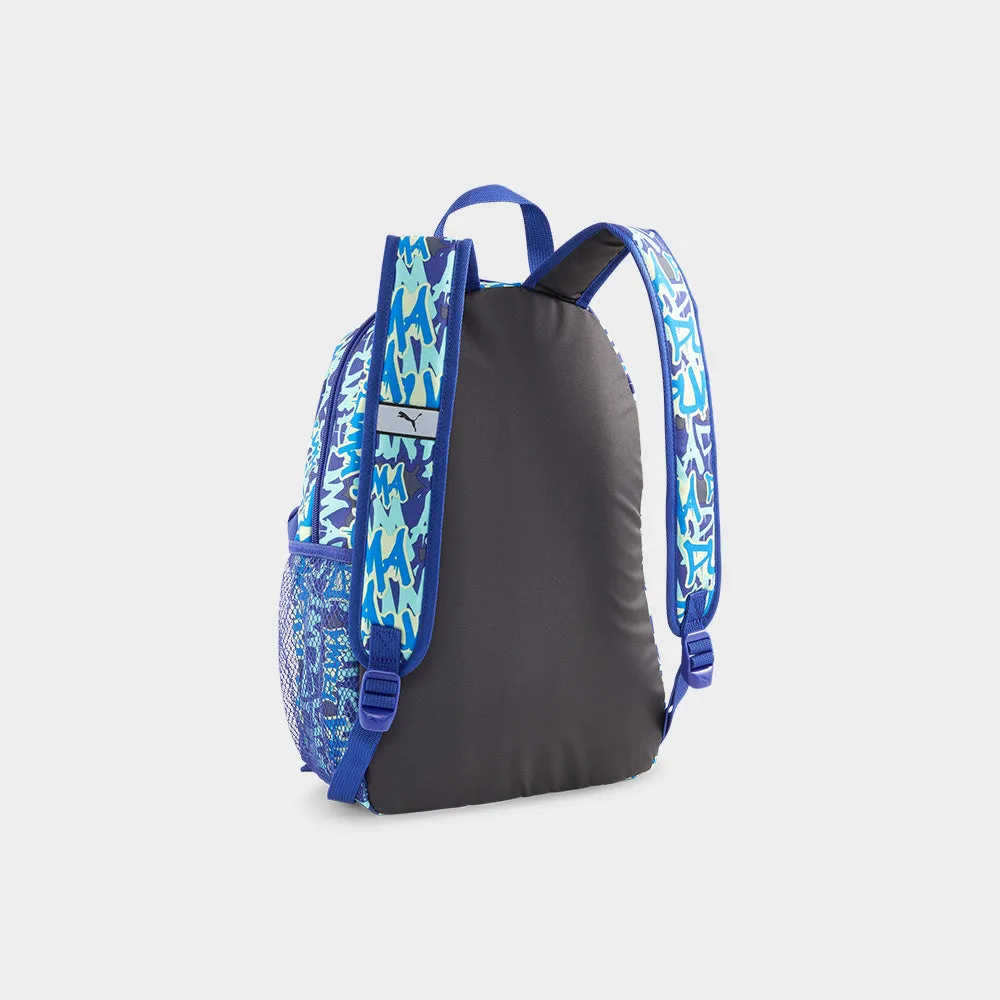 Puma Kids Phase Small Backpack Blue/Multi _ 182399 _ Blue