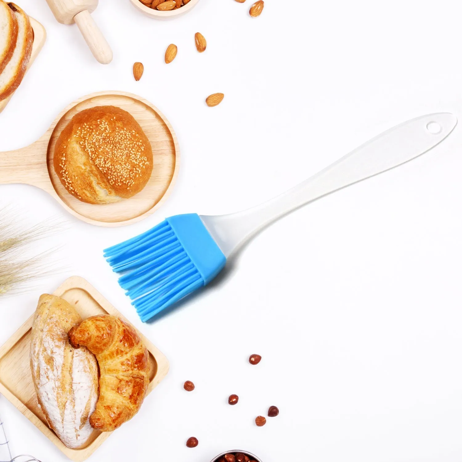 Silicone Spatula and Pastry Brush Special Brush for Kitchen Use