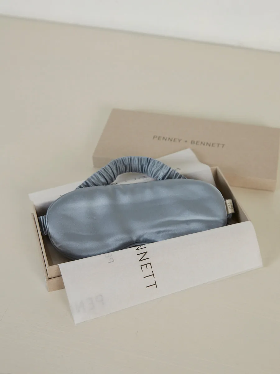 Silk Eye Mask | Powder Blue