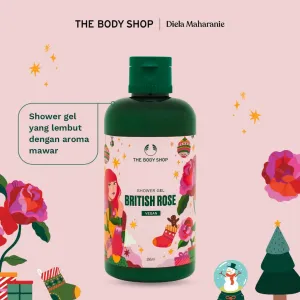 The Body Shop Holiday Limited Edition British Rose Shower Gel 250ml