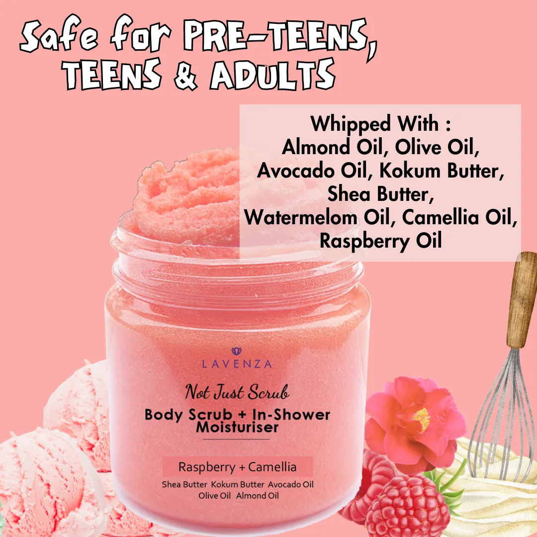 Whipped Body Sugar Scrub   In-Shower Moisturizer with Watermelon and Camelia